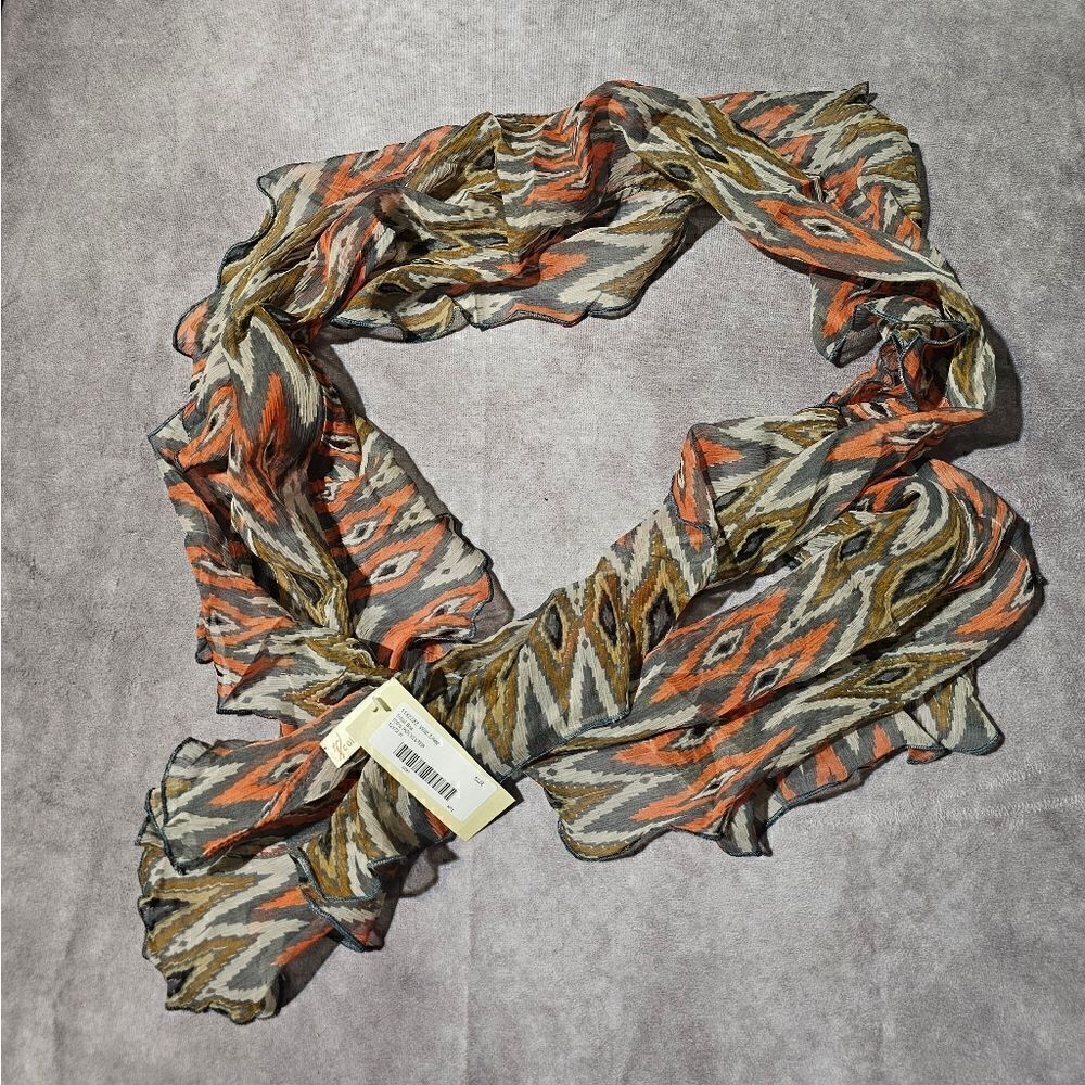 ‎COLLECTION EIGHTEEN Tribal Boa POLYESTER Scarf 12" x 72"